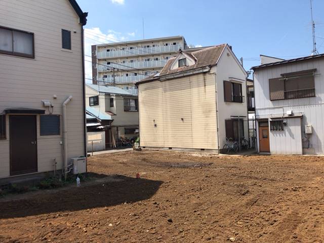 東京都板橋区清水町の木造2階建て家屋4棟解体工事後の様子です。