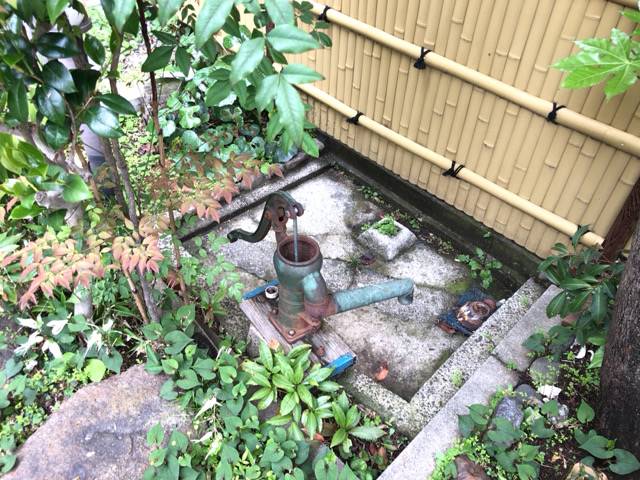 東京都豊島区高松の井戸撤去・埋戻し工事前の様子です。
