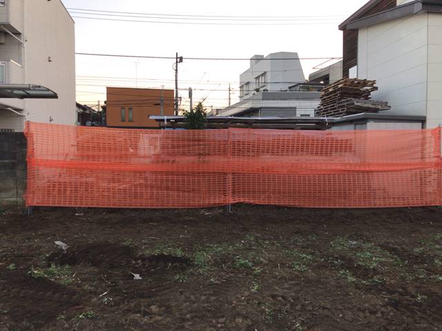 東京都武蔵野市吉祥寺東町の万年塀撤去工事後の様子です。
