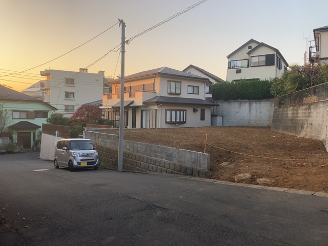 神奈川県青葉区市ケ尾町の木造2階建て家屋解体工事後の様子です。