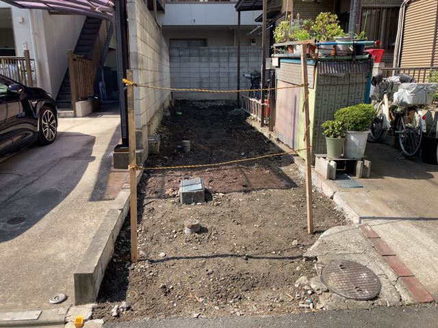 木造2階建て解体工事(東京都荒川区荒川)工事後の様子です。