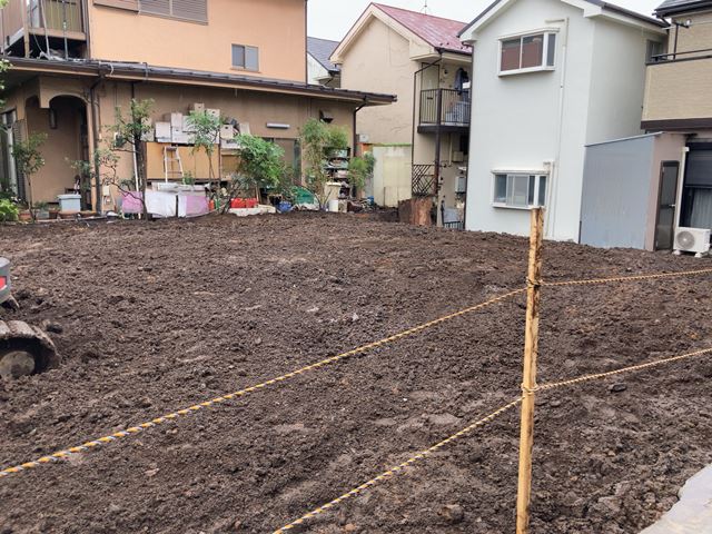 木造2階建て解体工事(東京都東久留米市浅間町)工事後の様子です。